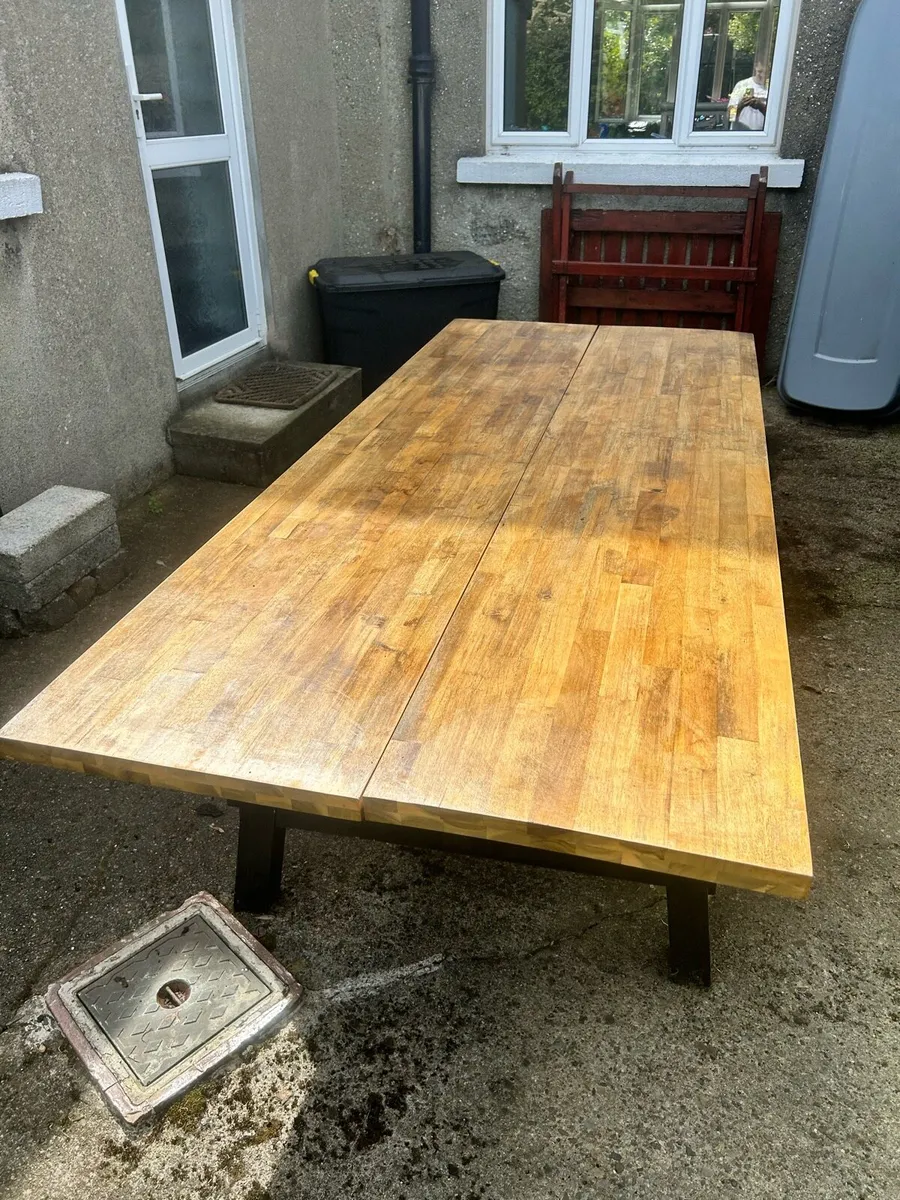 Large Wooden Table - Image 3