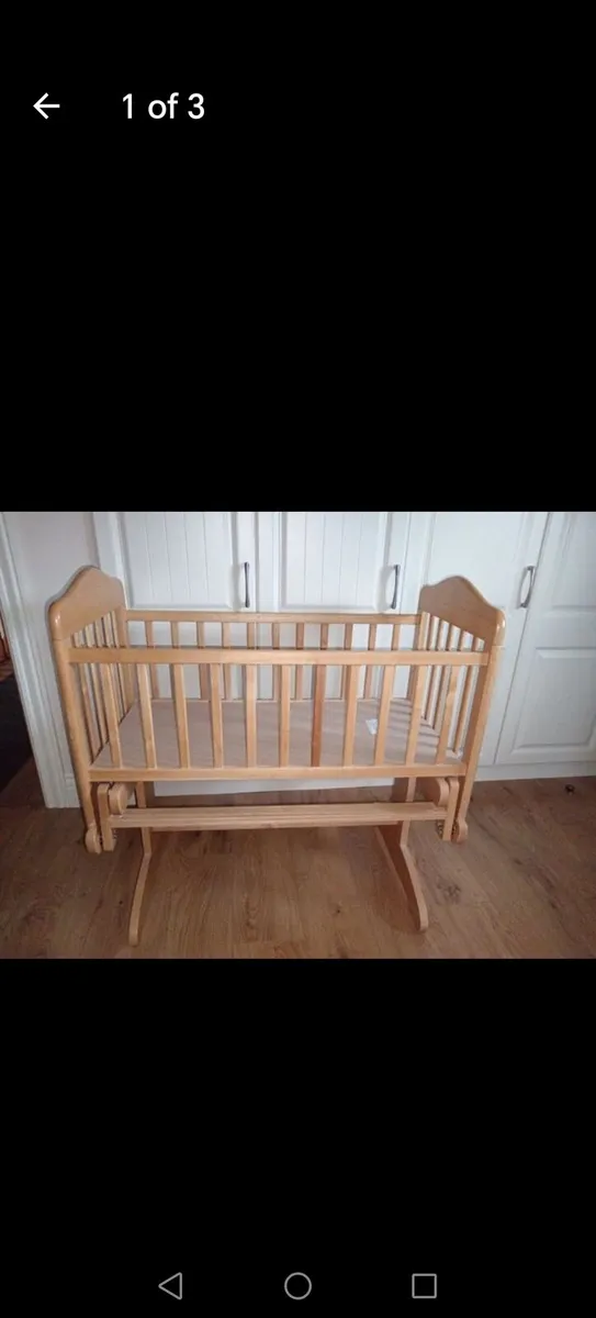Babylo rocking crib collection only - Image 1