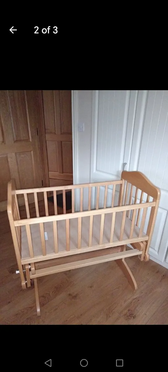 Babylo rocking crib collection only - Image 2