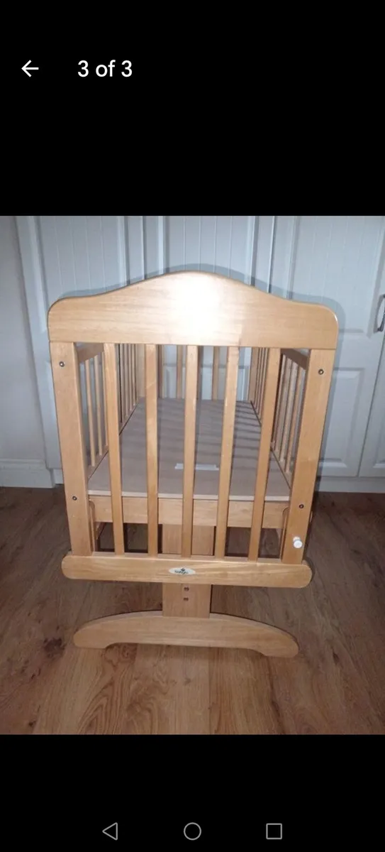 Babylo rocking crib collection only - Image 3