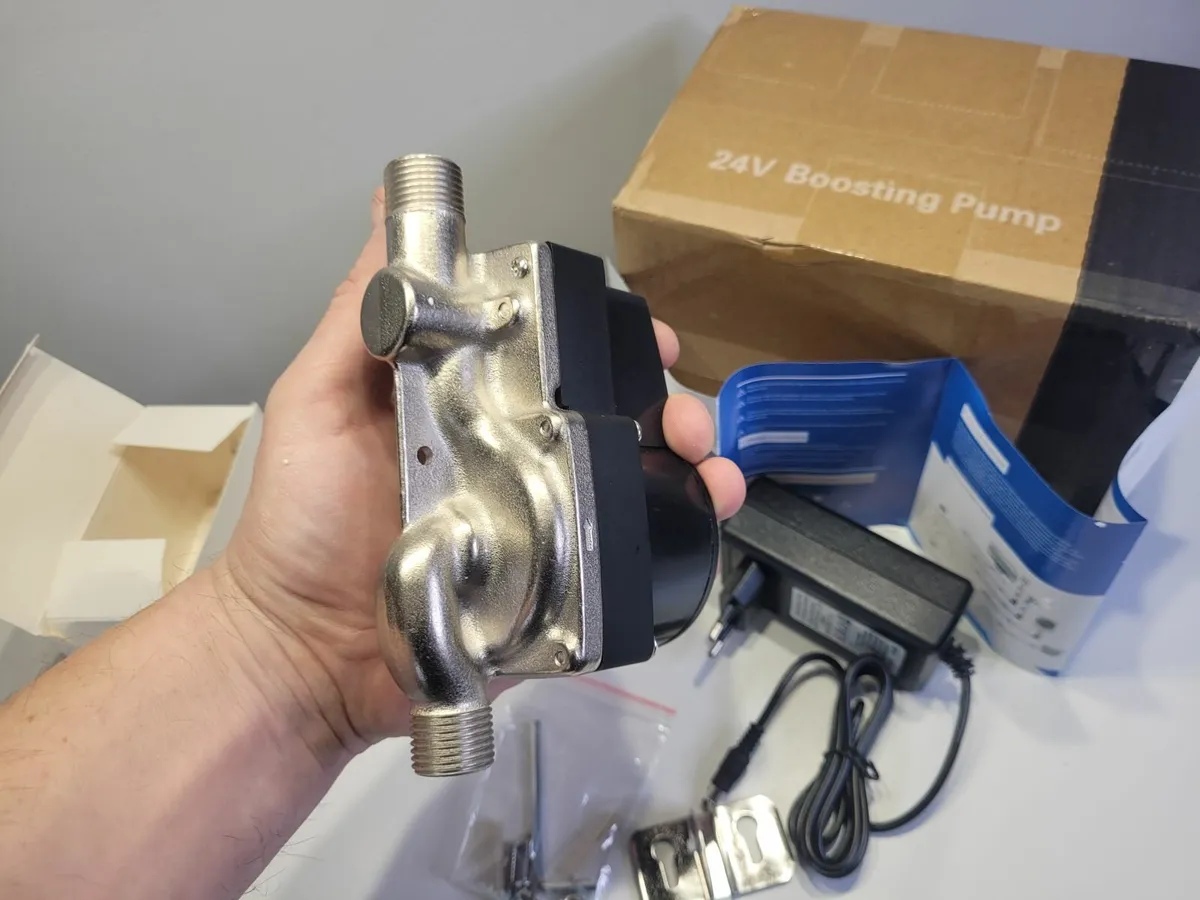 DIY install. DC 24V Water Pressure Booster Pump - Image 1