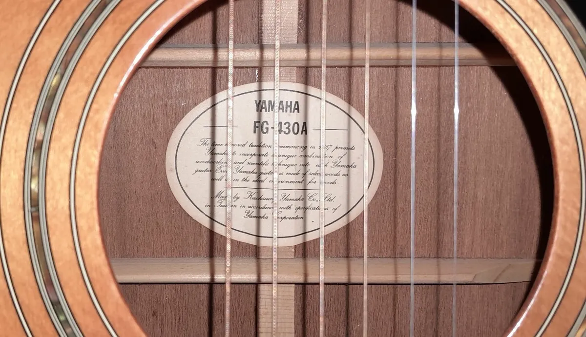 Guitar - Yamaha FG 430A - Image 2