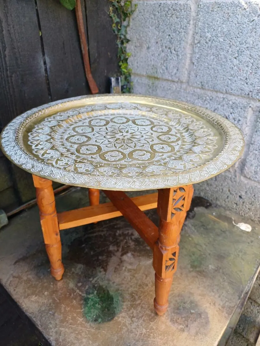 Vintage Moroccan Table - Image 1