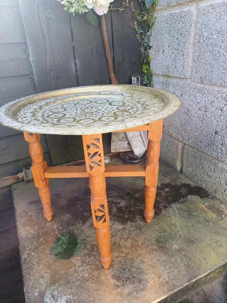 Vintage Moroccan Table - Image 3