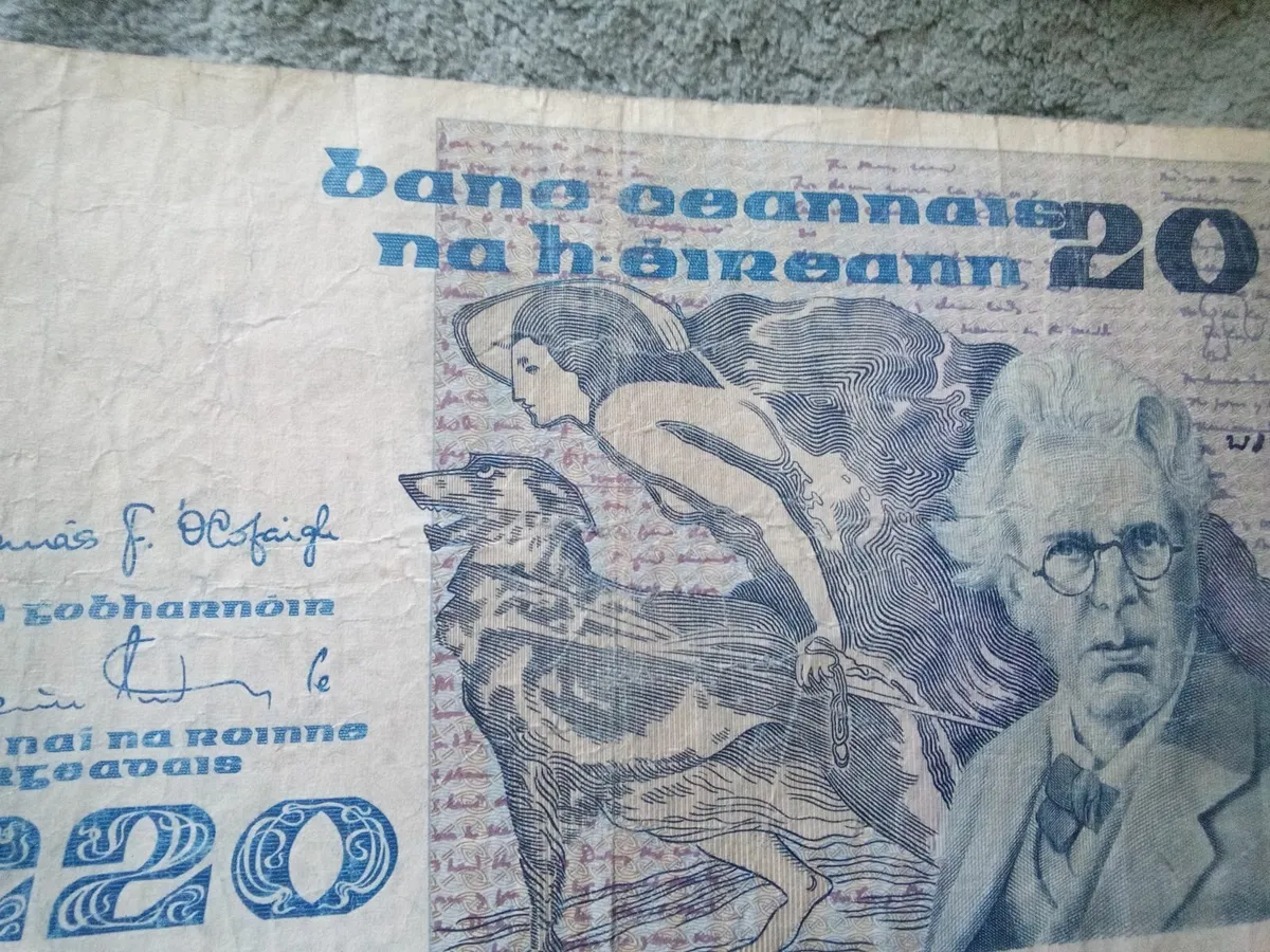 20 punt -  Irish Banknote dated 16/06/1986 - Image 1