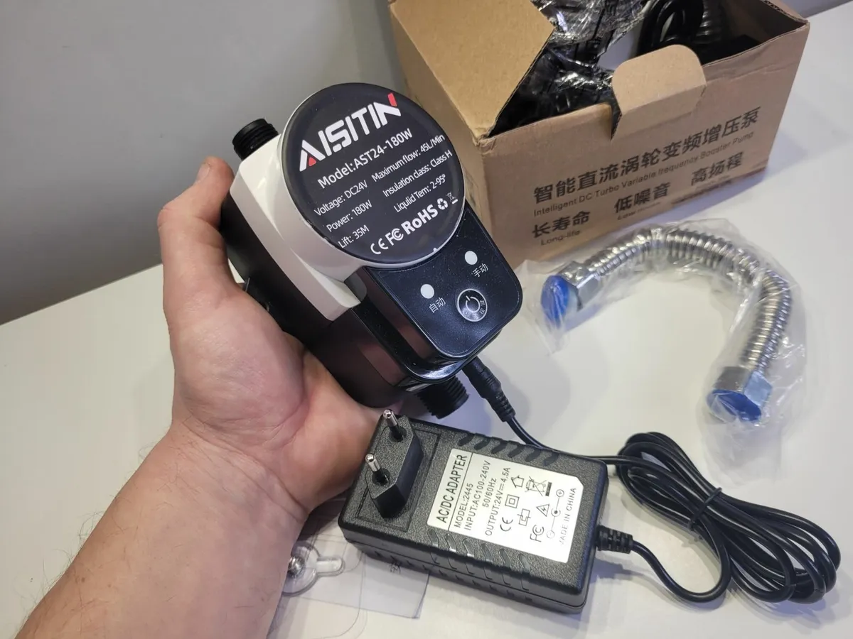 DIY install. DC 24V Water Pressure Booster Pump - Image 1