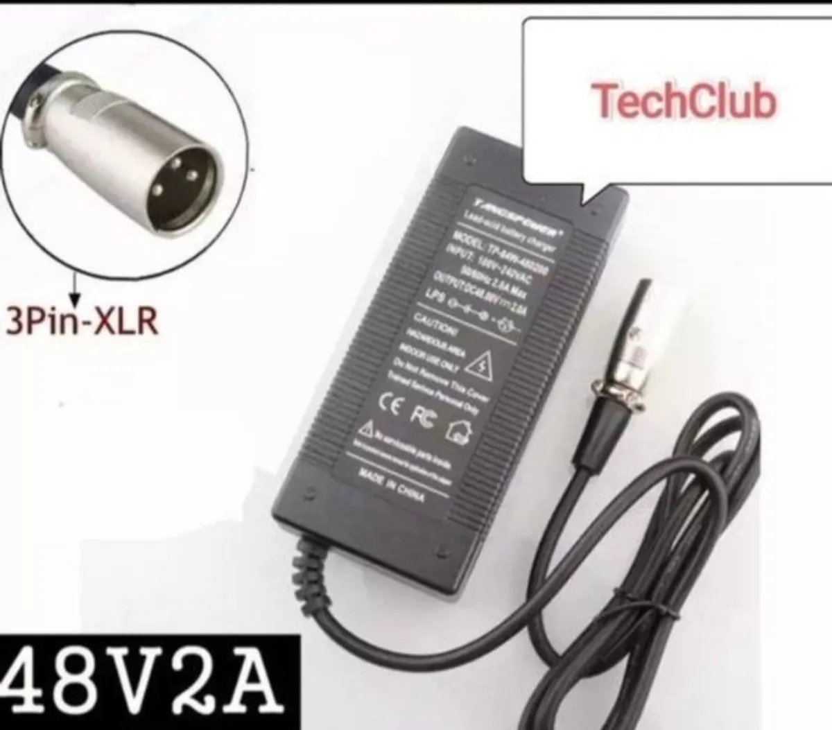48V 2A Charger 54.6V Electric Bicycle Scooter