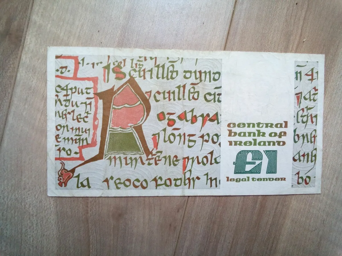 1 punt - 1978 Irish Banknote - Image 1