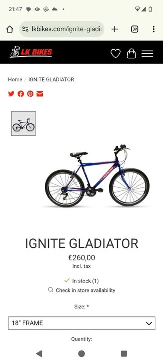 Mens mountain bike - Image 2