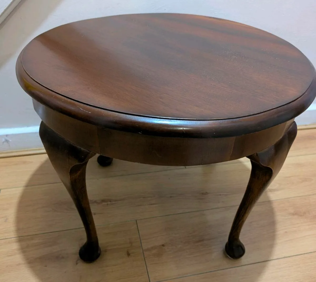 EARLY 20TH CENTURY MAHOGANY COFFEE TABLE - Image 3