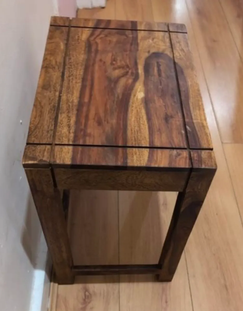 Solid wood small table - Image 4