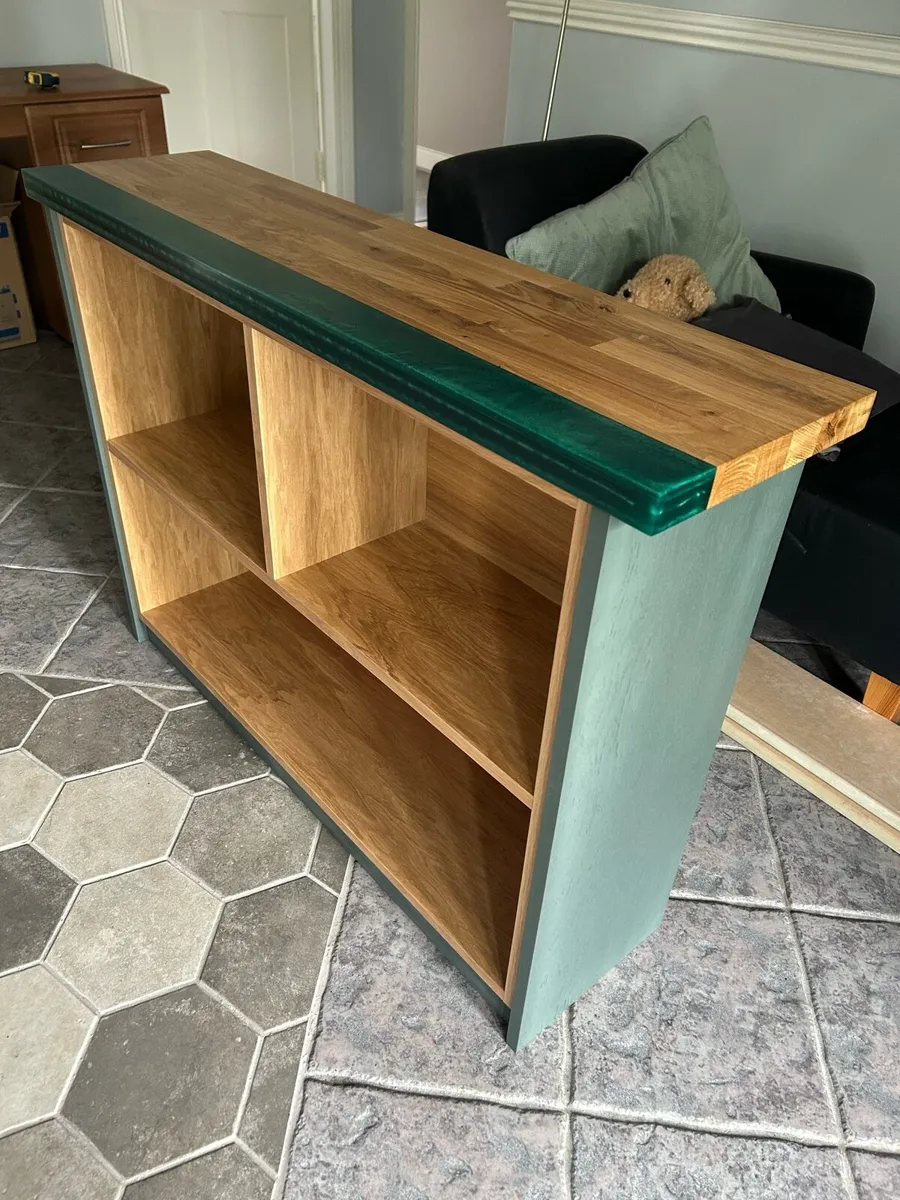 Oak and Epoxy coffee table - Image 1