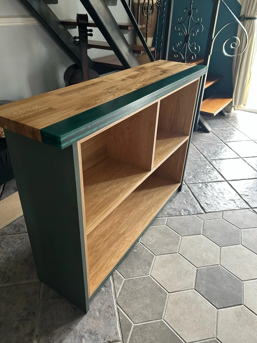 Oak and Epoxy coffee table - Image 2