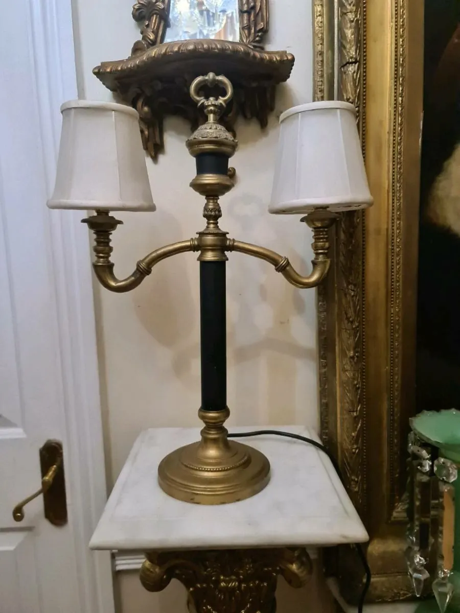 Pair of vintage quality lamps - Image 1