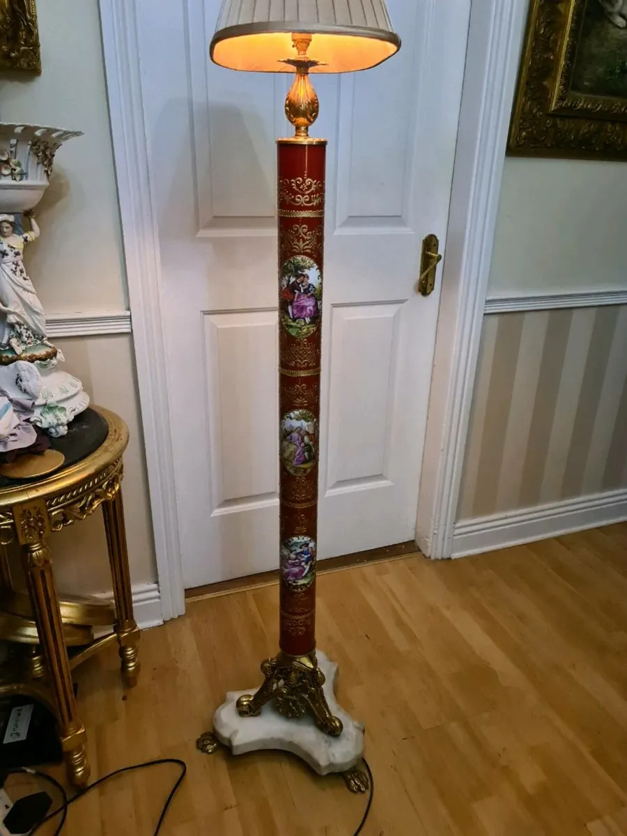 Tall vintage floor lamp - Image 3