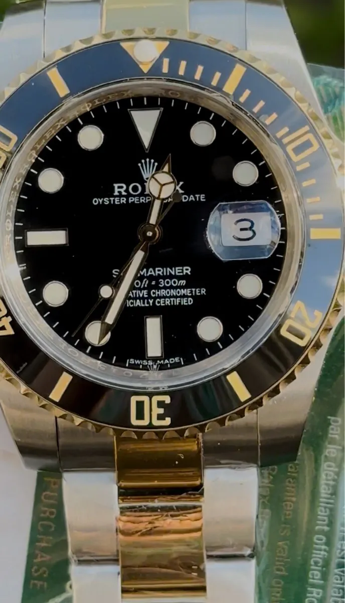 Sub 116613LN with card - Image 2