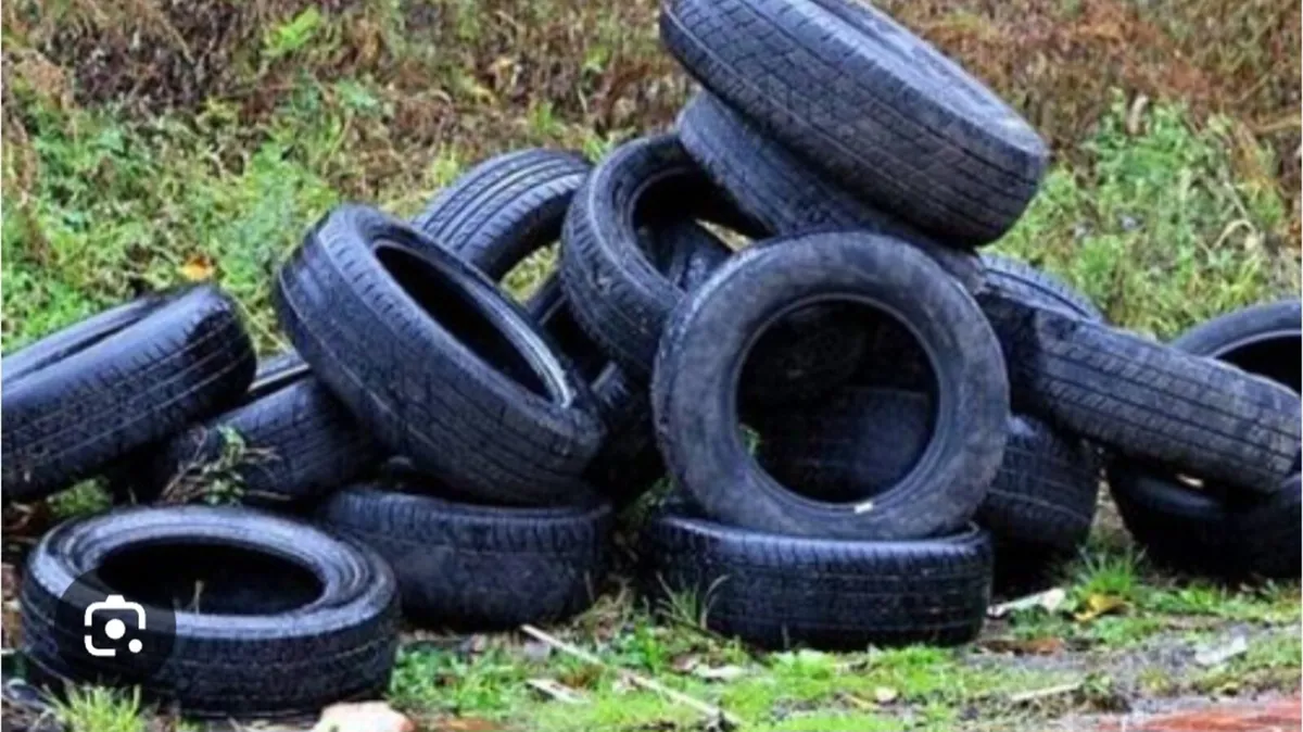 Silage pit tyres