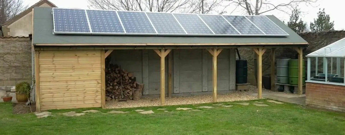 225W Solar panel for off-grid cabin shed - Image 4