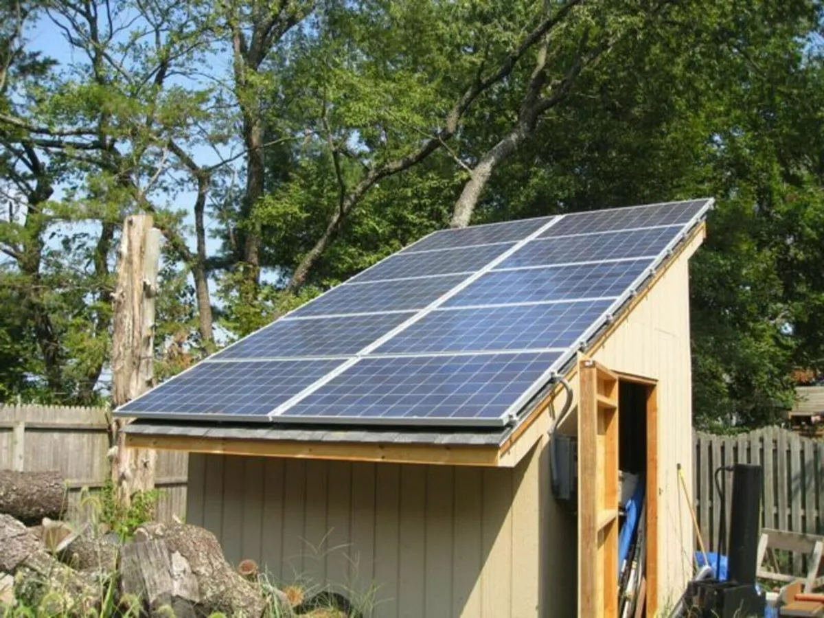 Solar panels 225W for shed or garage - Image 1