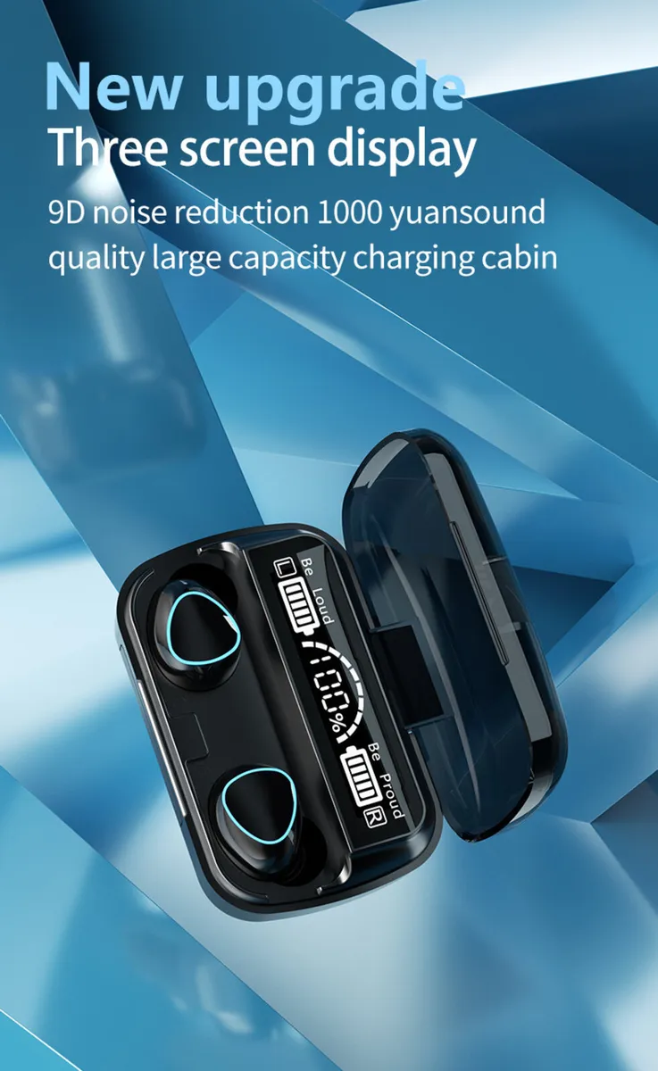 Wireless Earbuds with LED Display – 9D Noise Reduc - Image 4