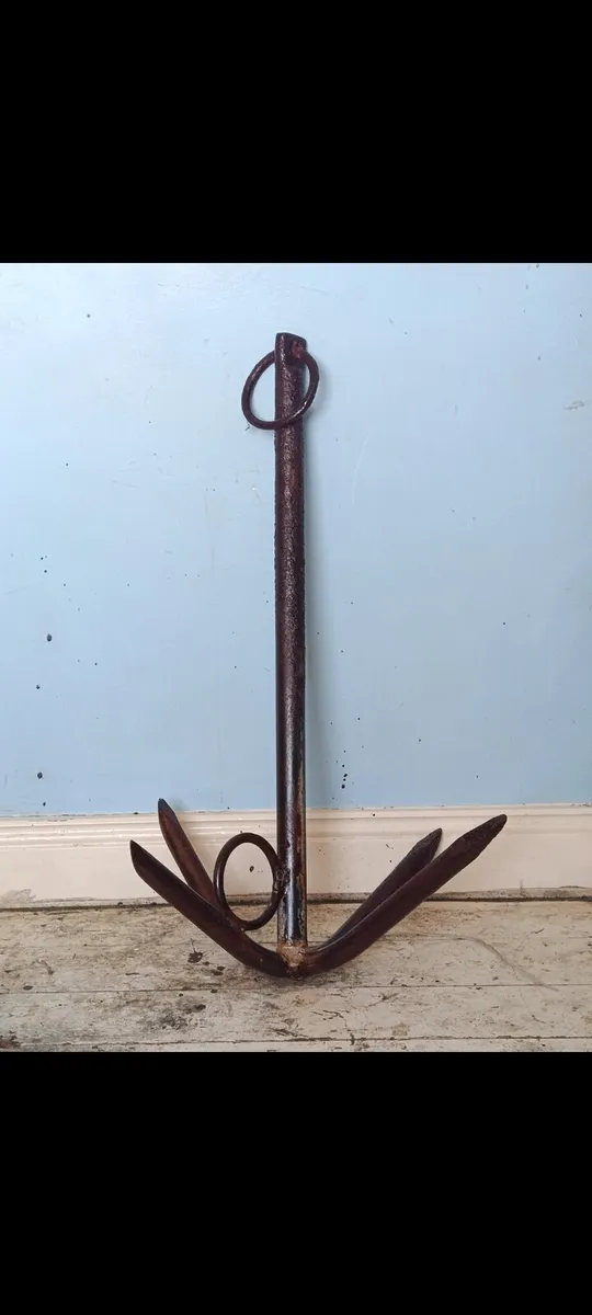 Large boat anchor, nice piece - Image 1