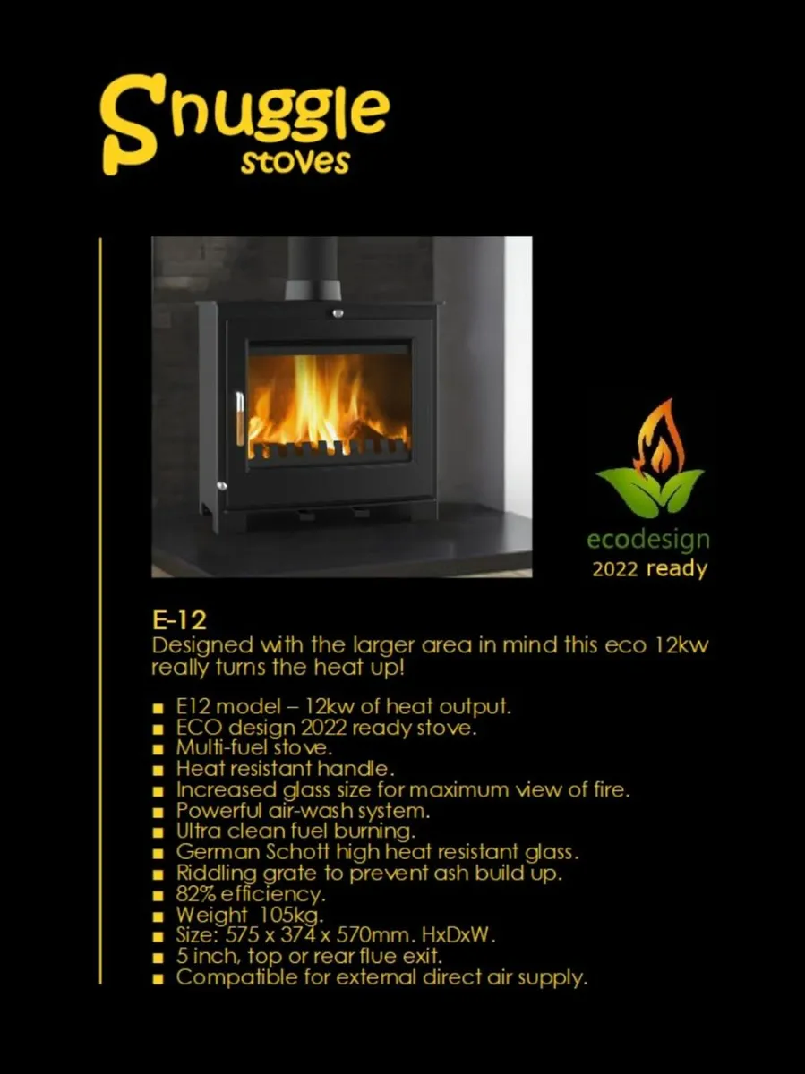 STOVE 12KW NEW - Image 3