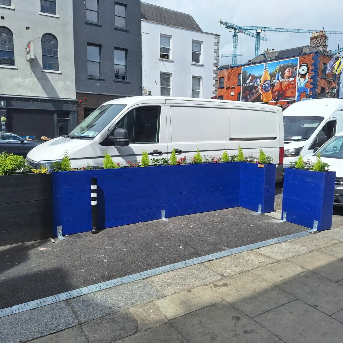 Restaurant Custom Wooden Outdoor Planter - Image 3