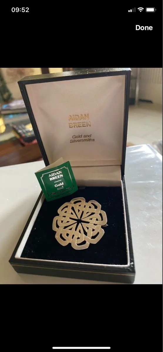 Vintage Aidan Breen Silver Brooch - Image 1