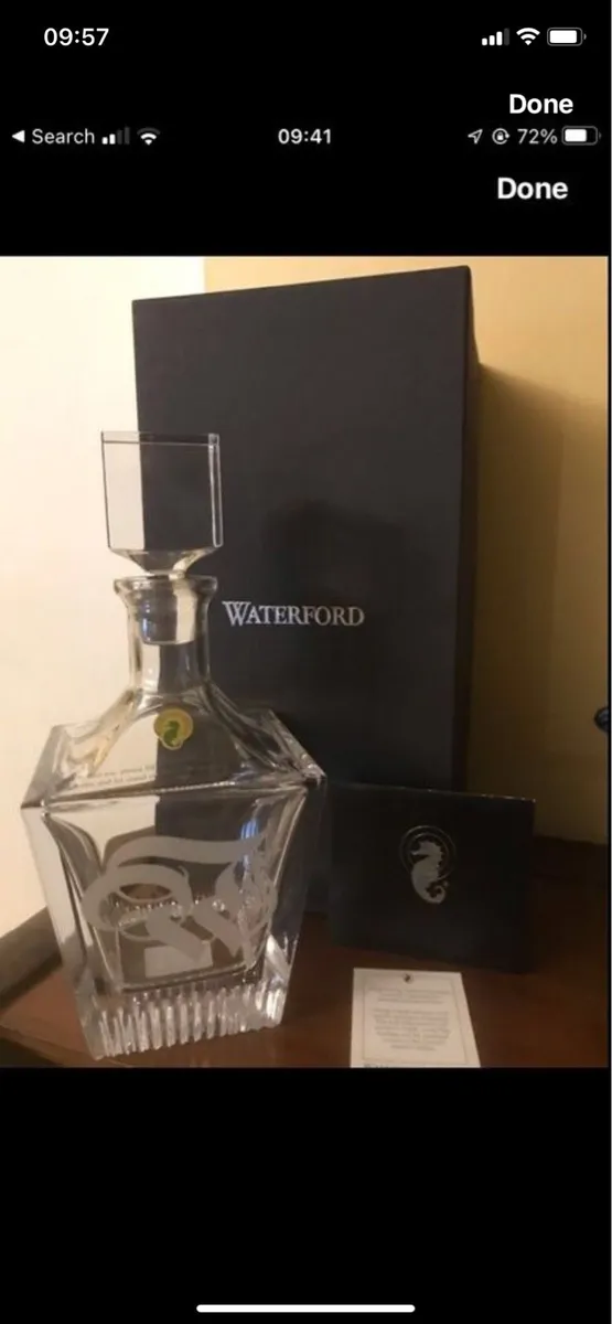 New Waterford Crystal Short Stories Bond Decanter - Image 3