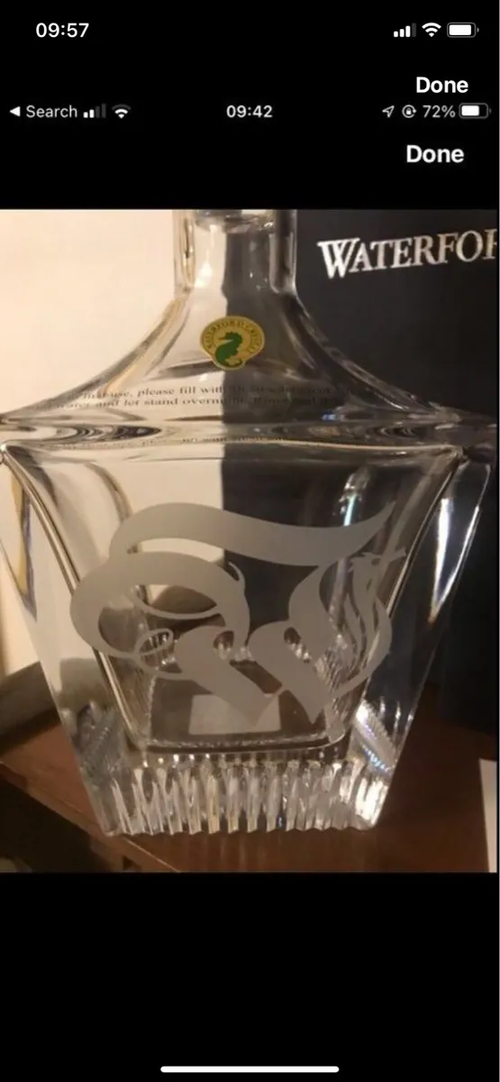 New Waterford Crystal Short Stories Bond Decanter - Image 4