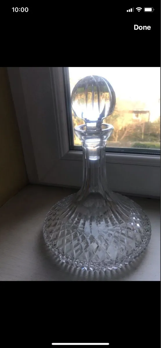 Waterford Crystal ‘Tramore’ Shops Decanter - Image 1