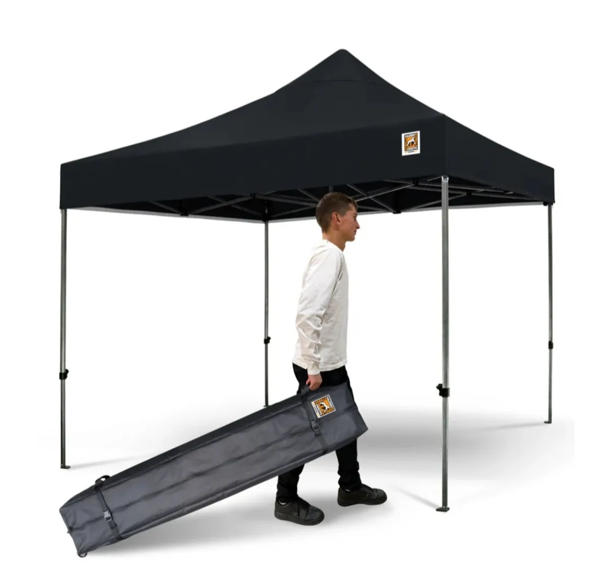 Gorilla Gazebo 3m x 3m Pop-Up Gazebo - Black - Image 3