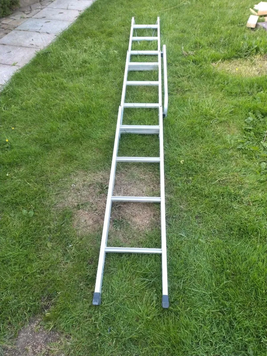 Attic ladder aluminium 3.2m - Image 2