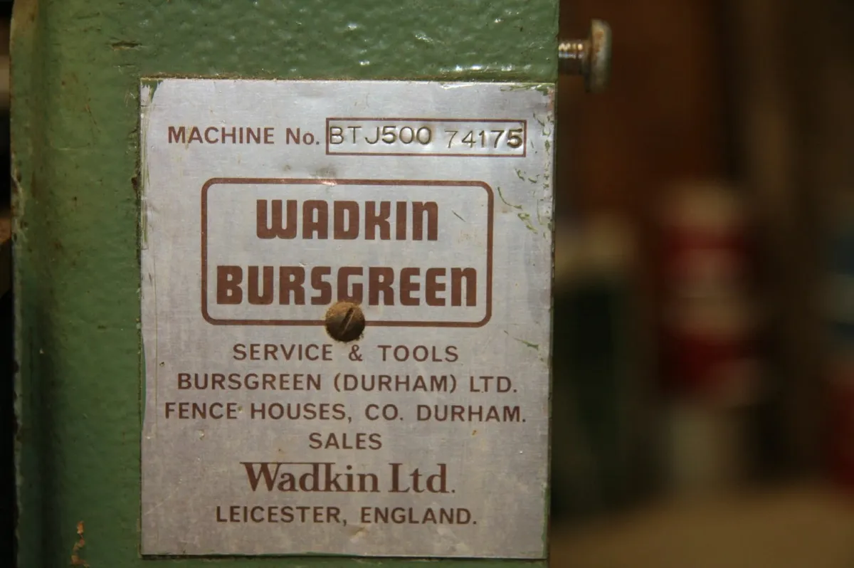 Wadkin super 500 planer - Image 4