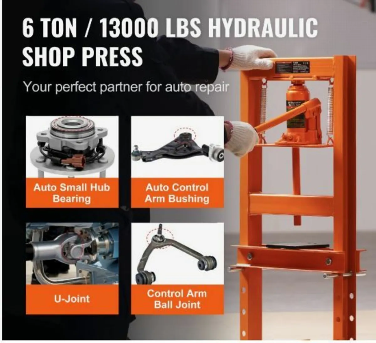 Hydraulic Shop Press 6 Ton - Image 2