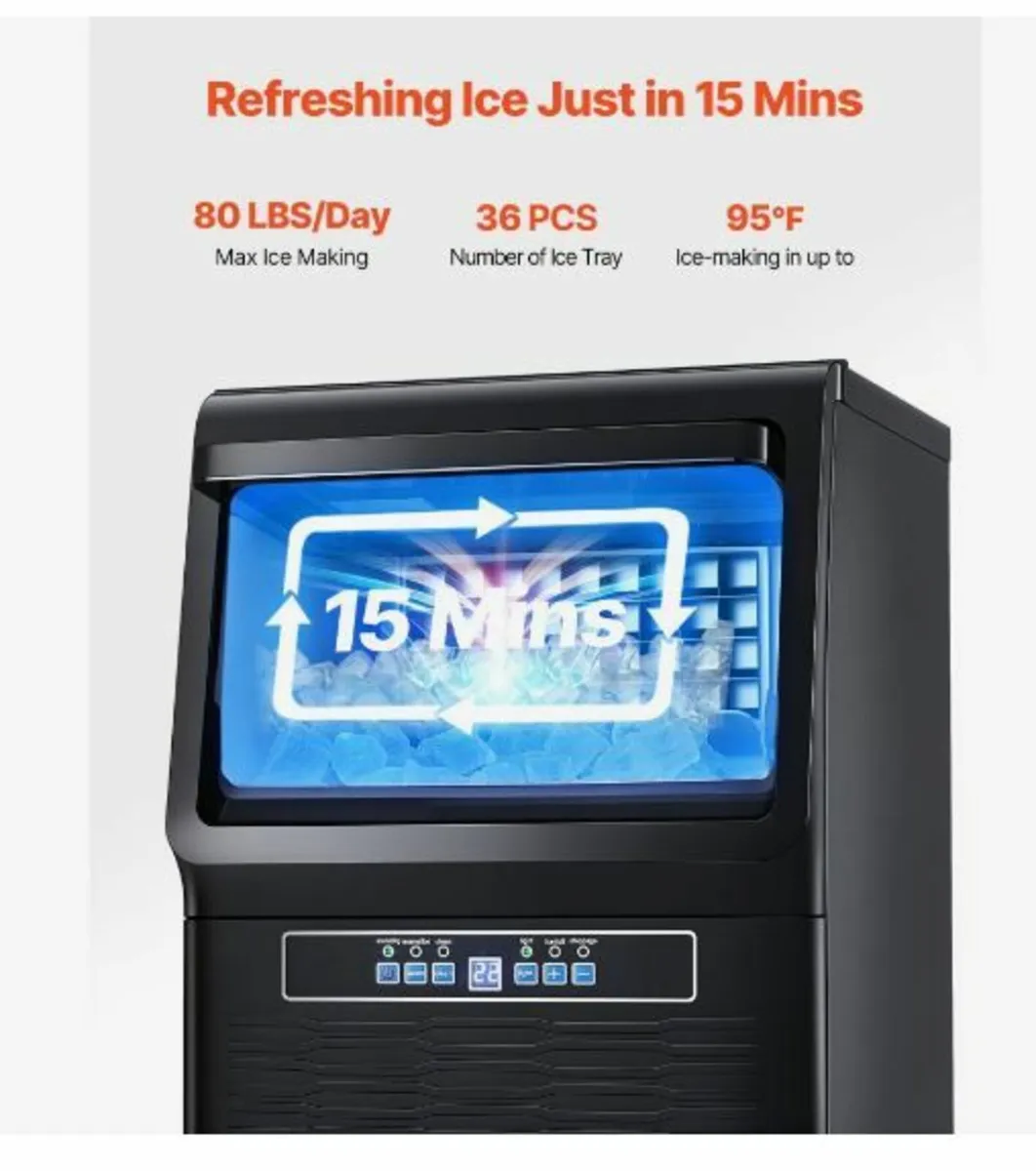Commercial Ice Maker Freestanding Cabinet - Image 2
