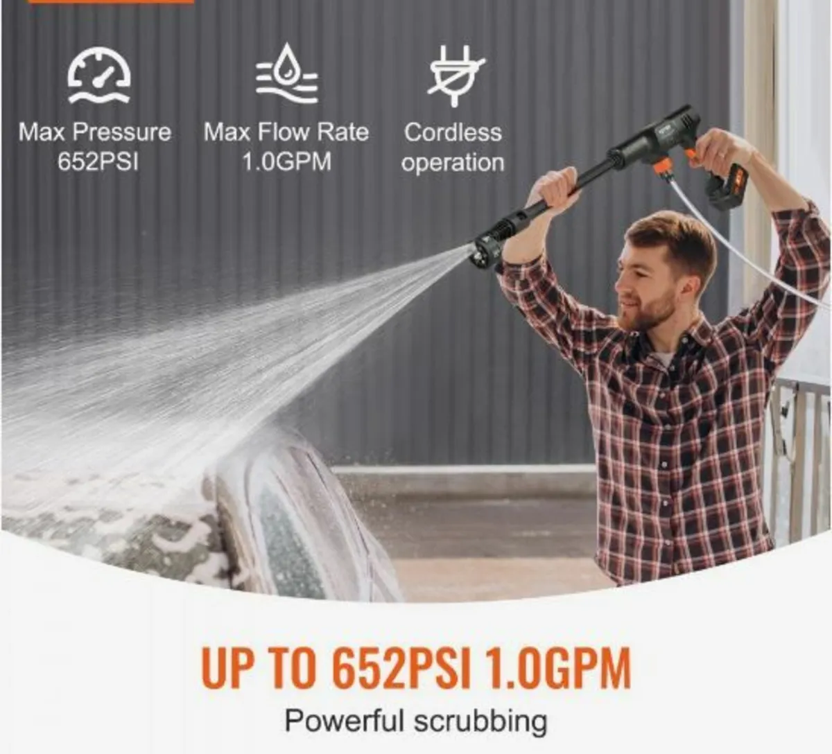 High Pressure Cordless Washer Cleaner - Image 3
