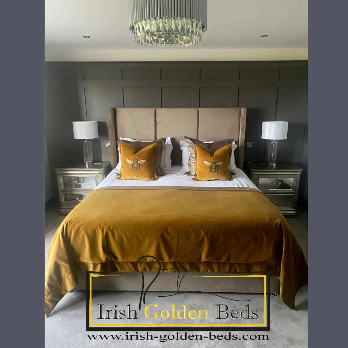 bed frame and headboard, free delivery - Image 1