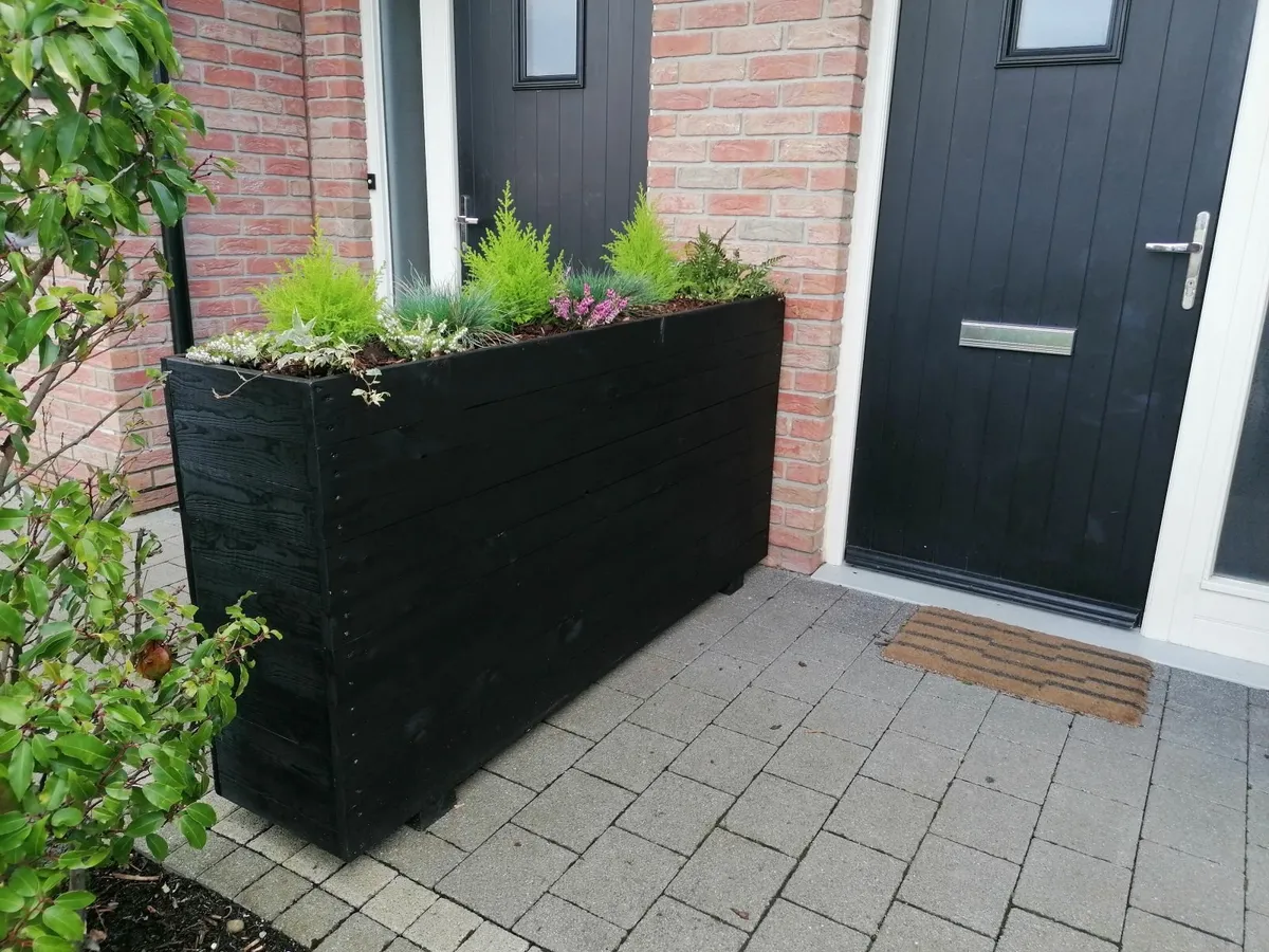 Outdoor Wooden Planters - Image 3