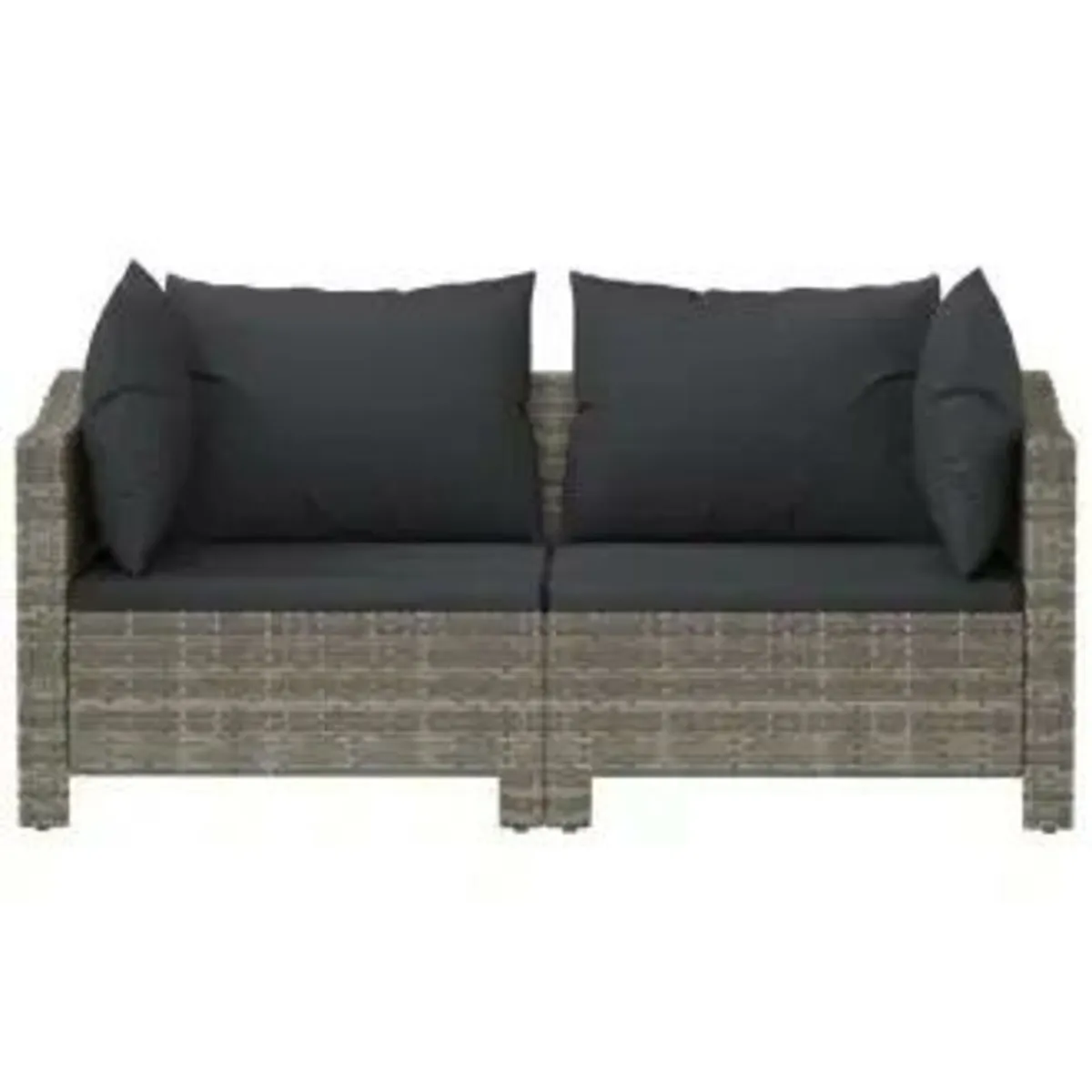 Garden 2 seater Rattan seat - Image 1
