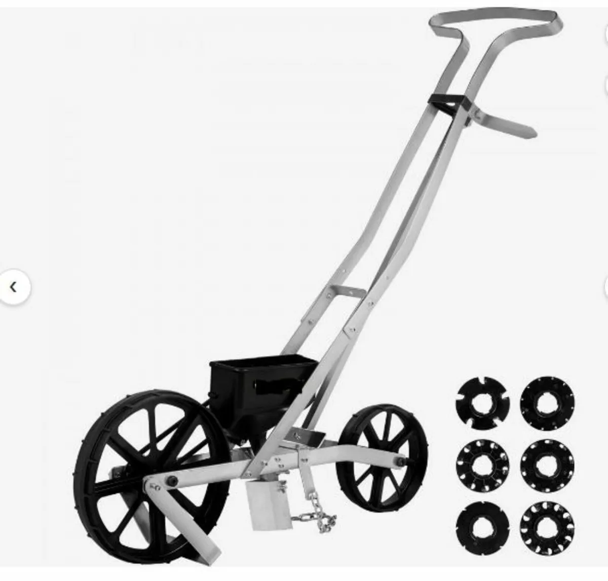 Garden Seeder, Metal Precision Garden Push - Image 1