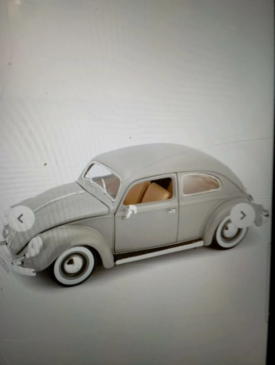 BURAGAO VOLKSWAGEN KAFER BEETLE 1953 DIECAST - Image 2