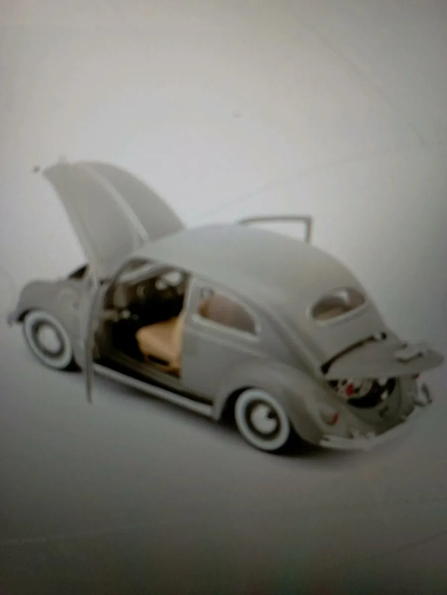 BURAGAO VOLKSWAGEN KAFER BEETLE 1953 DIECAST - Image 4