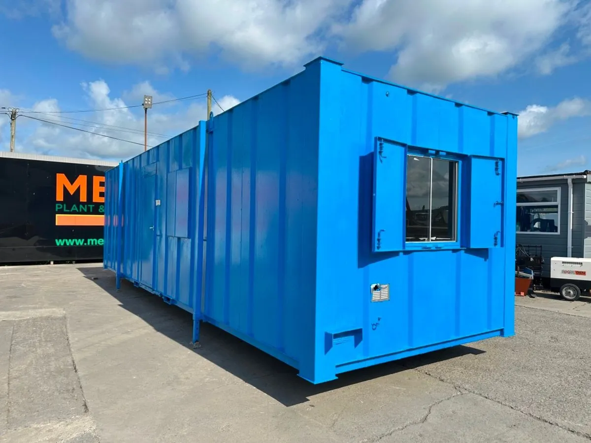 32 x 10 SITE OFFICE CABIN , CONTAINER , open plan - Image 3