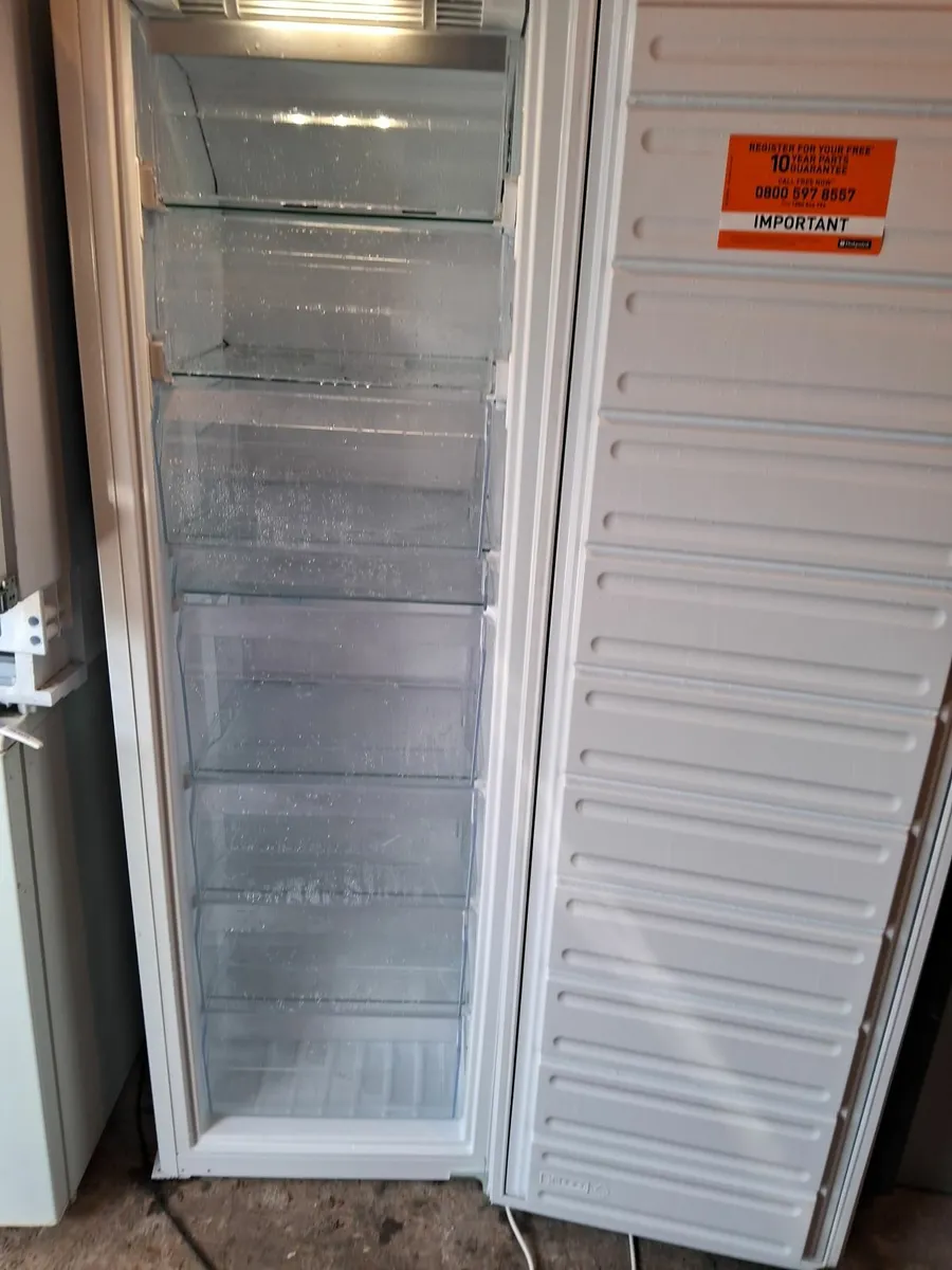 YEAR OLD LARDER FREEZER - Image 1