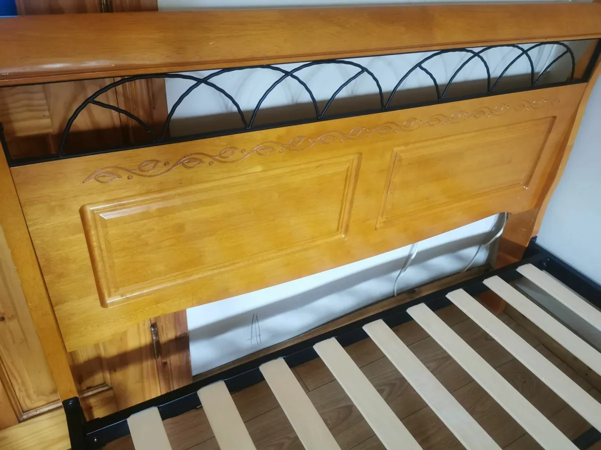 Solid Quality Sturdy Modern Double bed frame - Image 3