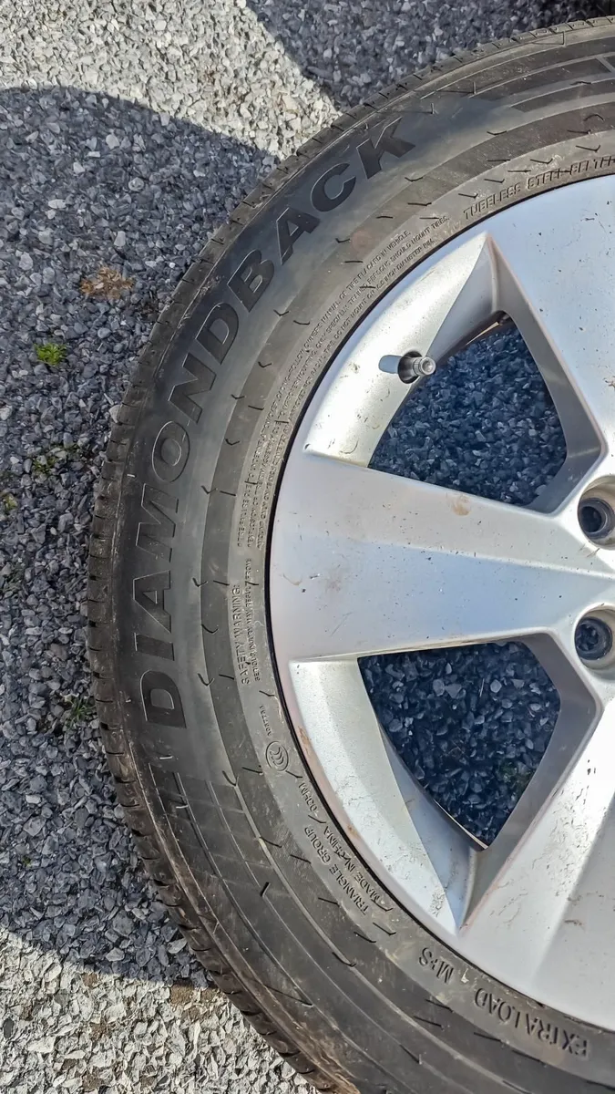 Diamondback tyre wheels 215/60r16 XL with alloy - Image 3