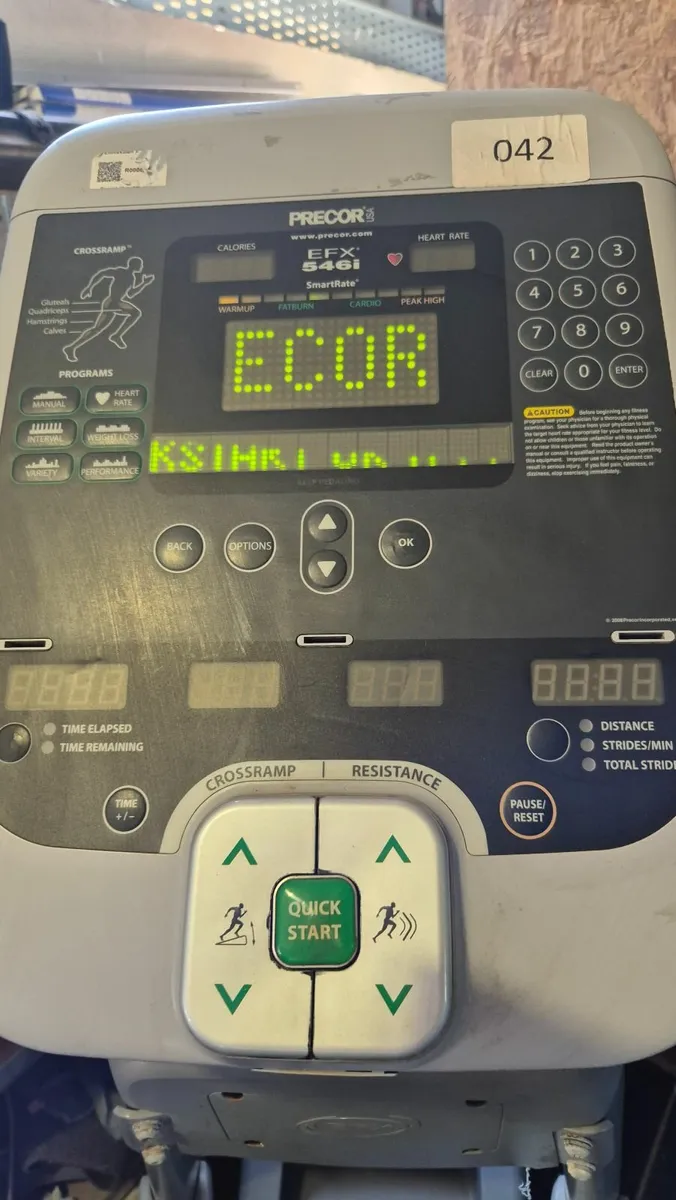 PRECOR CROSSOVER MACHINE TOP BRAND TO CLEAR - Image 4