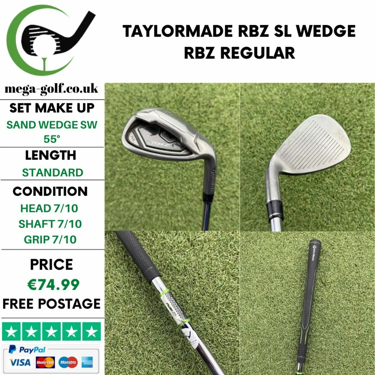 TAYLORMADE RBZ SL WEDGE SW 55° / RBZ REGULAR - Image 1