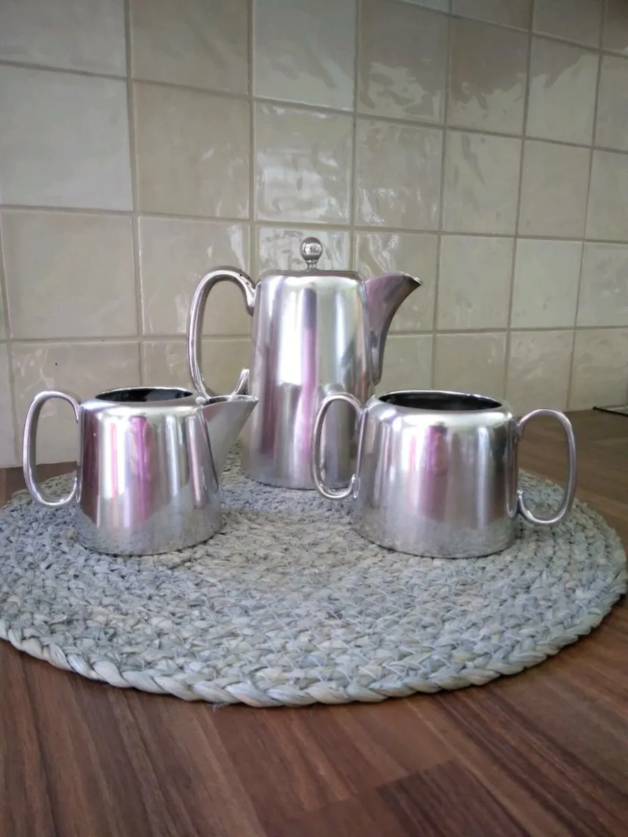 Silver Teapot Set Epns - Image 1